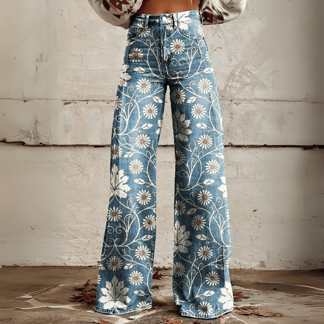 Lucrezia | Pantaloni boho vintage di tendenza