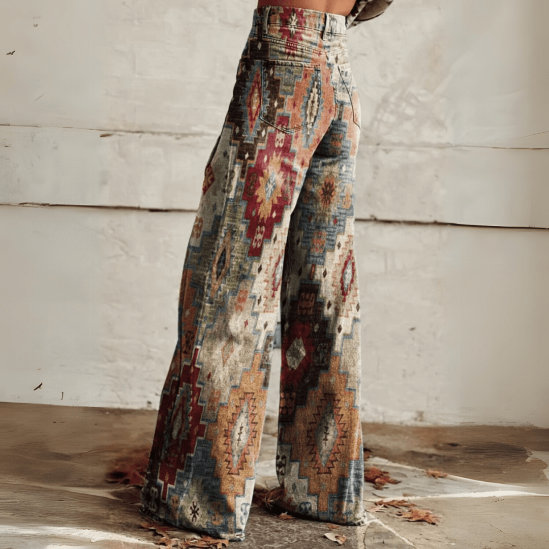 Lucrezia | Pantaloni boho vintage di tendenza