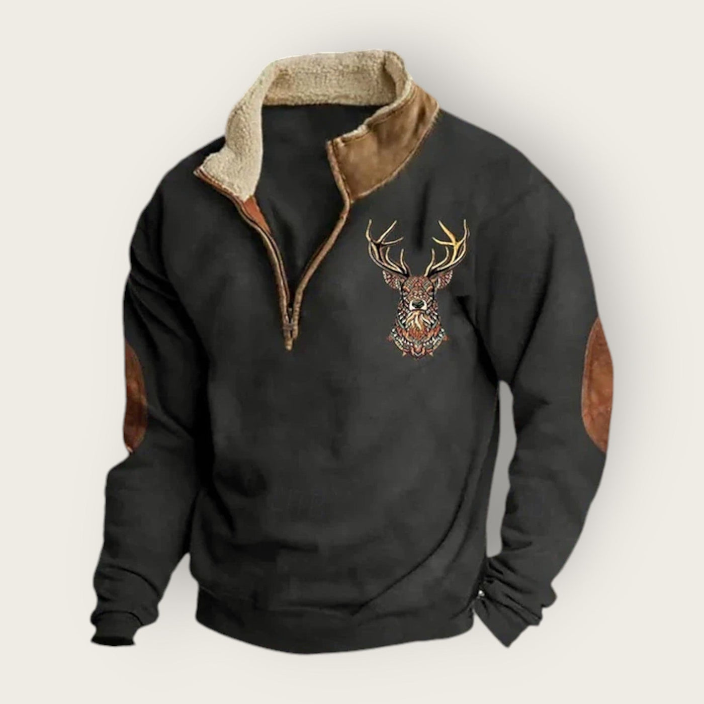 Osvaldo | Maglione con mezza zip