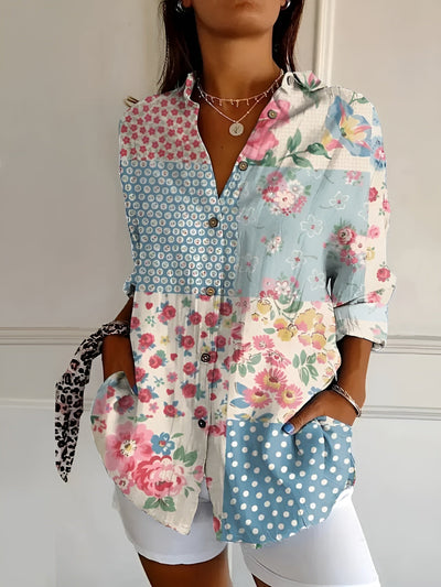 Camicia Elegante Bianca | Camicia a Bottone Lunga Donna 4
