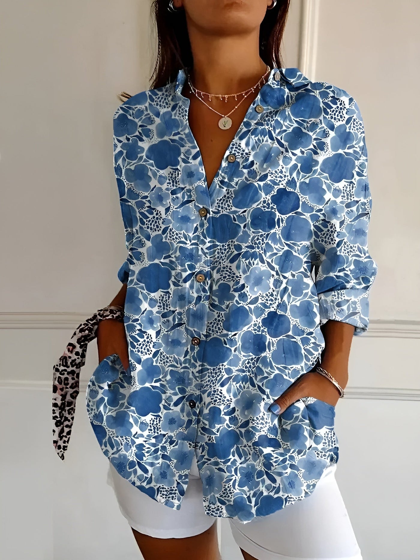 Amara | Camicia Abbottonata – Cotone Leggero-6