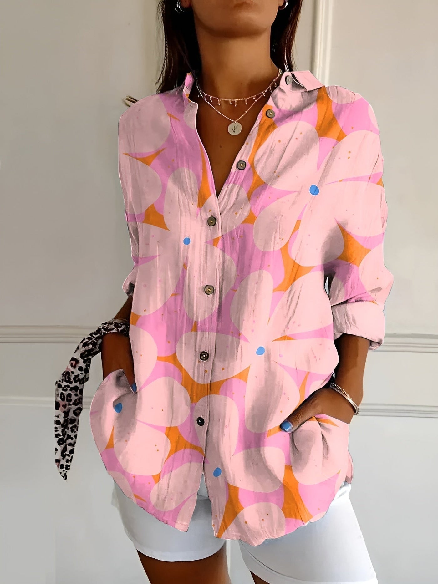 Amara | Camicia Abbottonata – Cotone Leggero-2