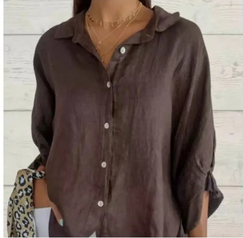 Daniela | Camicia casual in cotone e lino