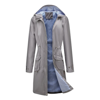 Jessika | Waterproof trench coat with hood