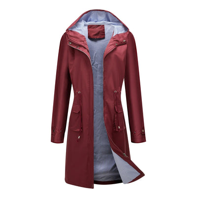 Jessika | Waterproof trench coat with hood