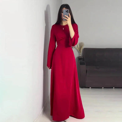 Alfonsina | Maxi abito elegante in raso