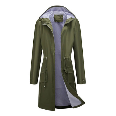 Jessika | Waterproof trench coat with hood