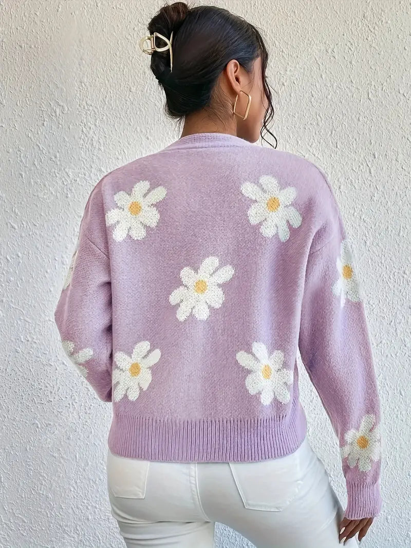 Sandra | Maglione elegante con bottoni