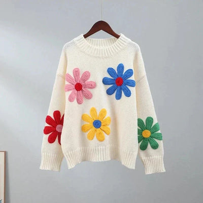 Rosaria | Maglia floreale moderna