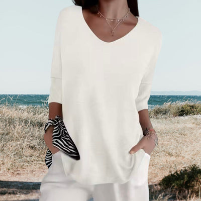 Variant image for Gerda Top Estivo Donna – Leggero e Traspirante, Scollo a V-26