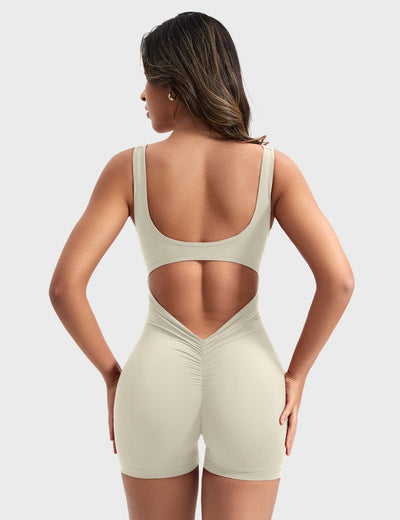Caterina | Romper elegante con schienale a V