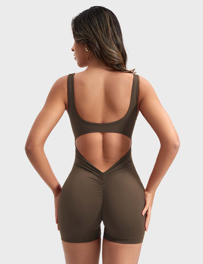 Caterina | Romper elegante con schienale a V