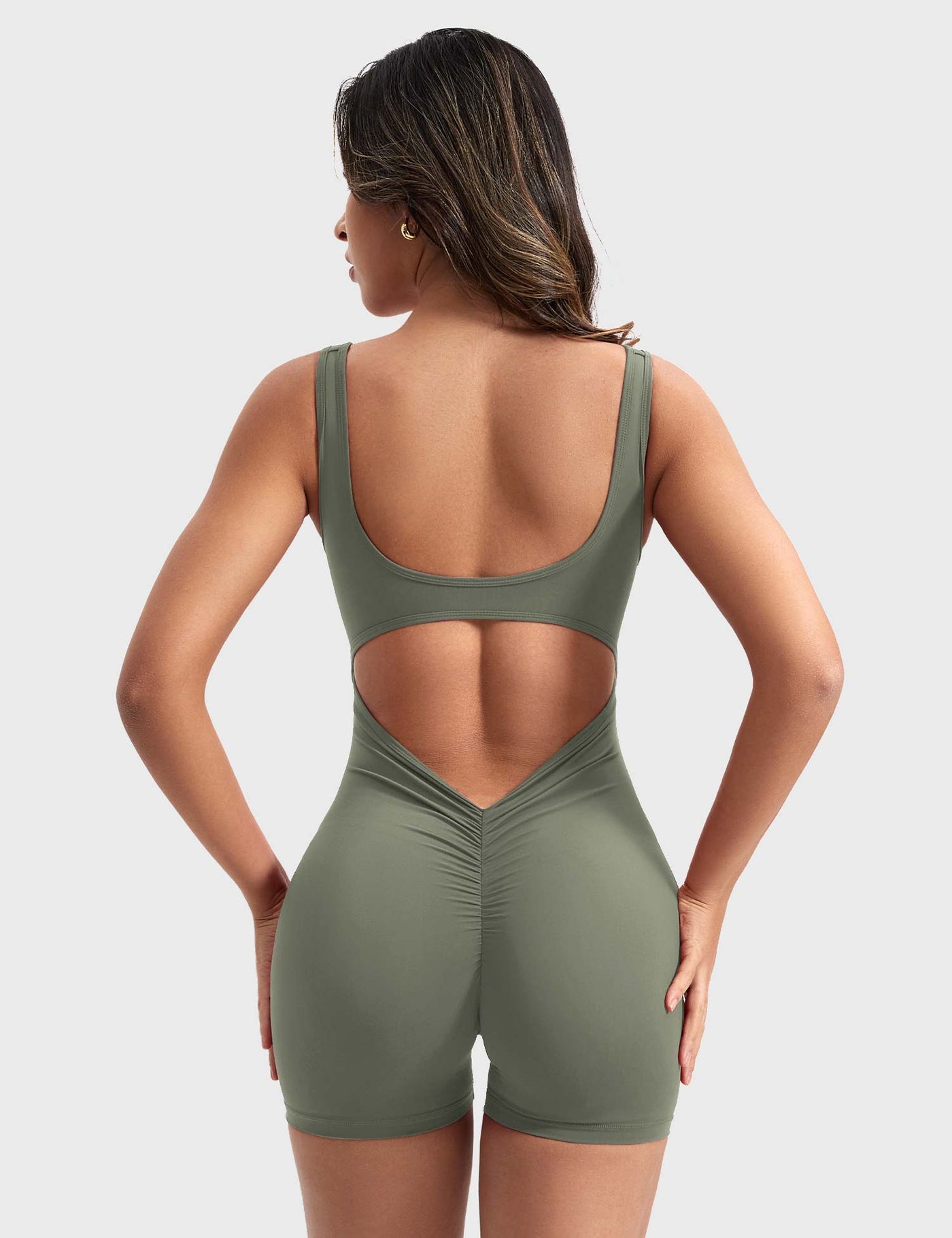 Caterina | Romper elegante con schienale a V