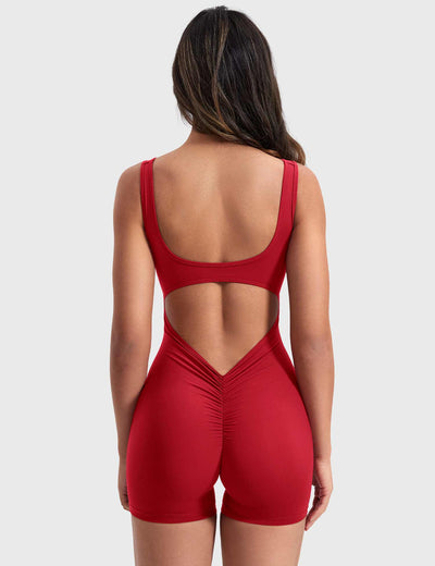 Caterina | Romper elegante con schienale a V