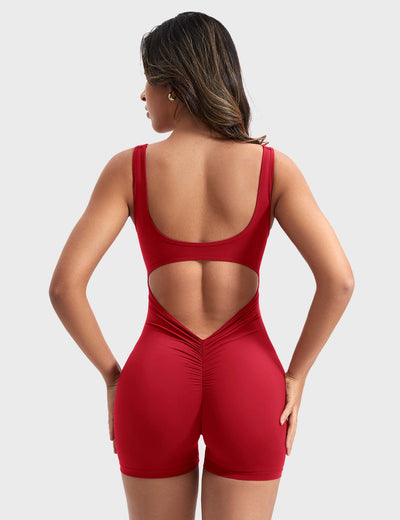 Caterina | Romper elegante con schienale a V