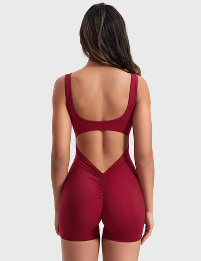 Caterina | Romper elegante con schienale a V