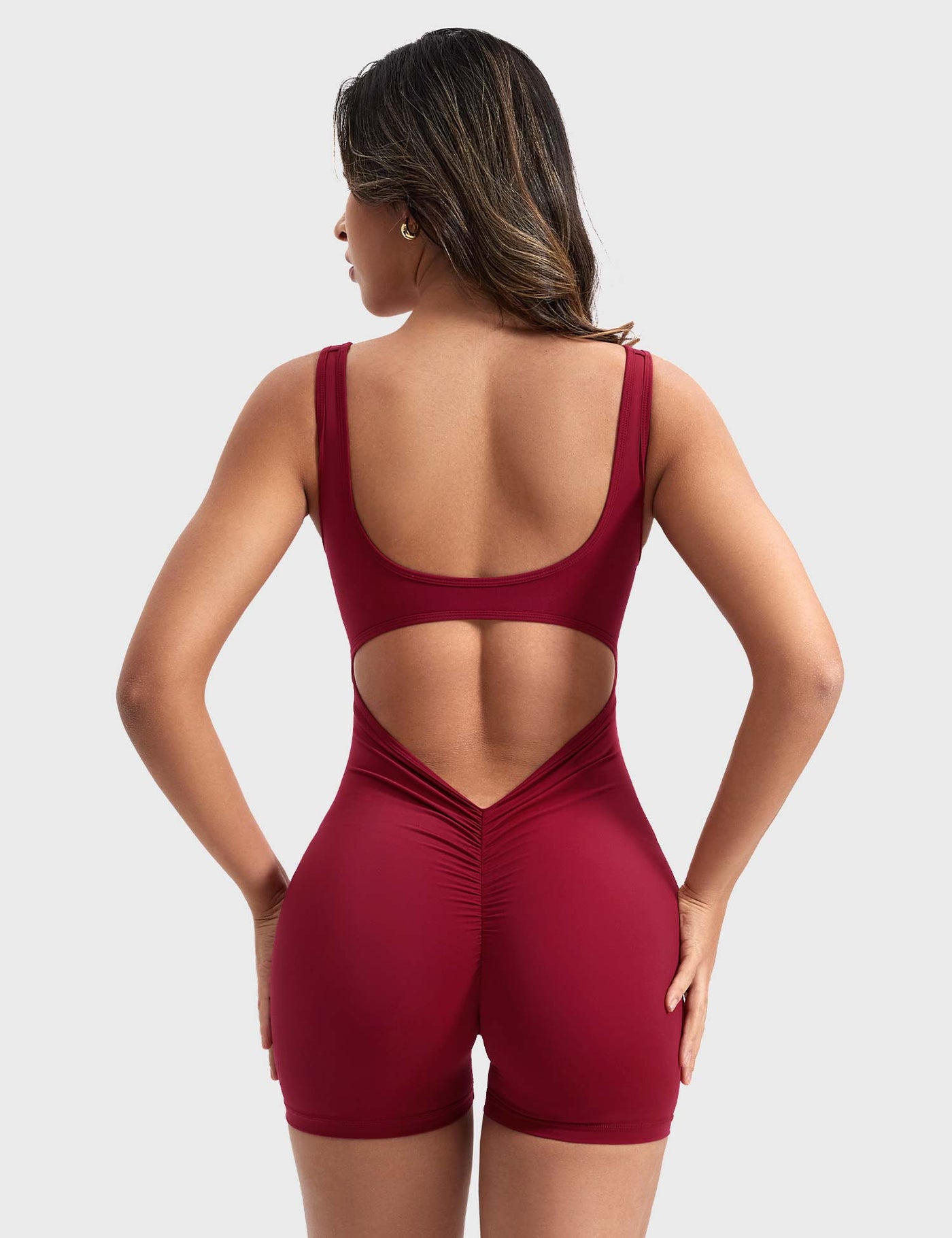 Caterina | Romper elegante con schienale a V