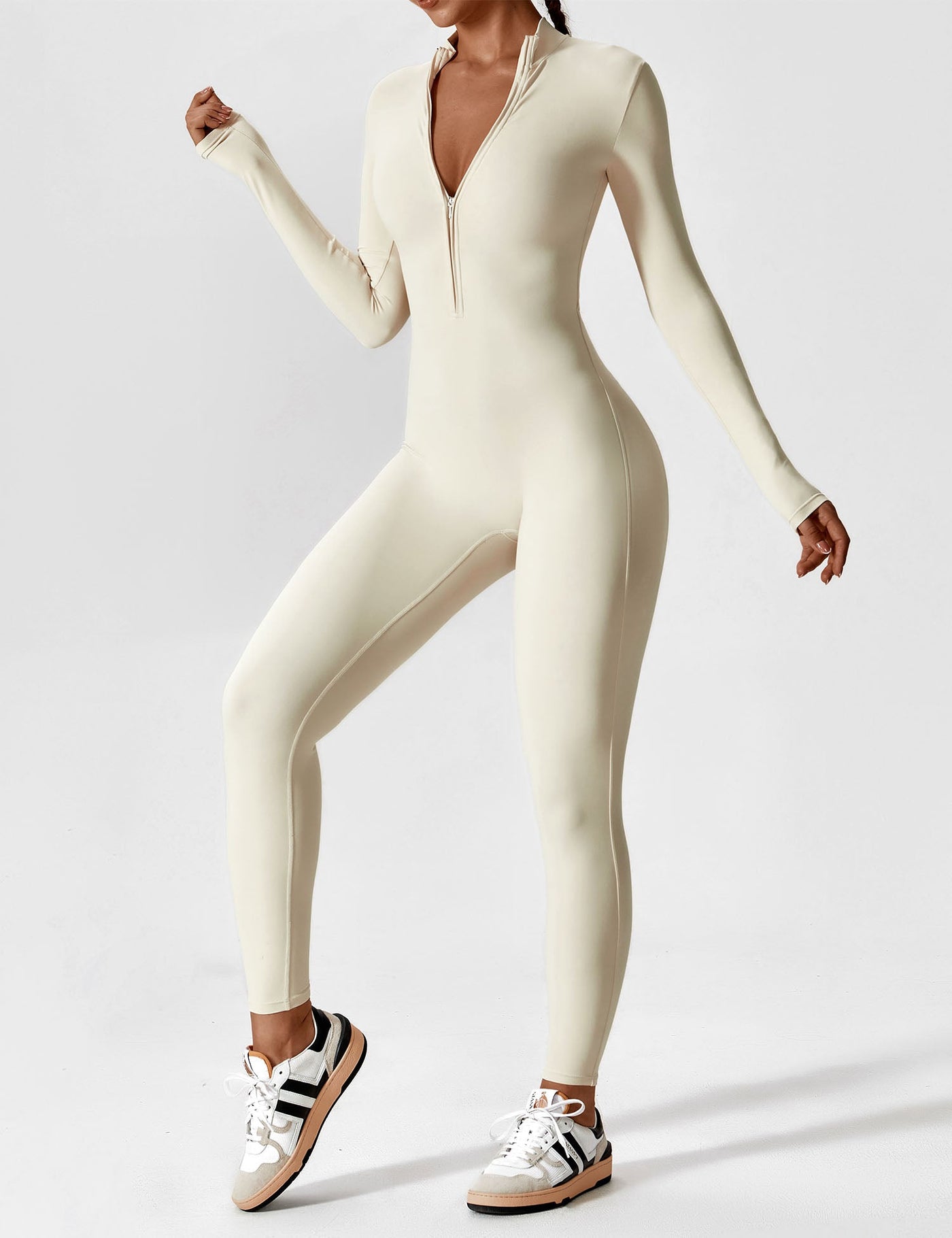 Isabella | Tuta con cerniera alla moda